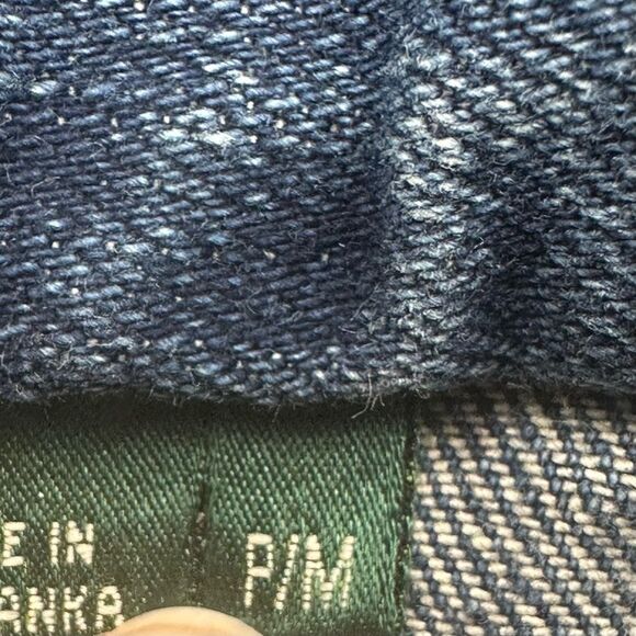 Ralph Lauren Women’s SZ Medium Petite Classic Blue Denim Jean Jacket Casual - Picture 12 of 15